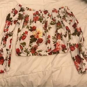 floral blouse